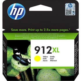 HP (3YL83AE, 912XL), gul patron for blekkskrivere, 825 sider