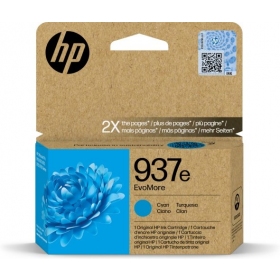 HP 937e EvoMore (4S6W6NE) blekkpatron, cyan