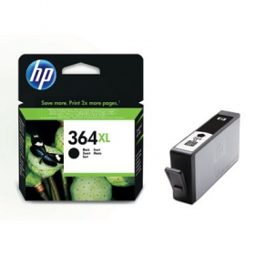 HP No.364 XL (CN684EE) (alt : CB321EE), svart patron for blekkskrivere, 550 sider.