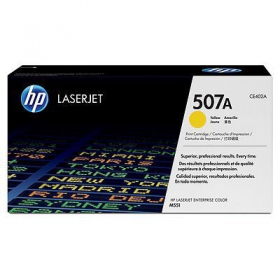 HP No.507A (CE402A), gul patron for laserskrivere, 6000 sider.