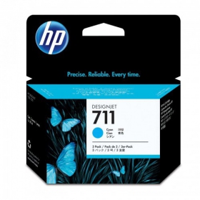 HP No.711 (CZ134A), cyan patron for blekkskrivere