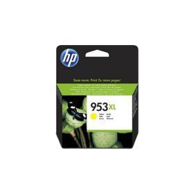 - HP No.953 XL (F6U18AE), gul blekkpatron for blekkskrivere, 1600 sider.
