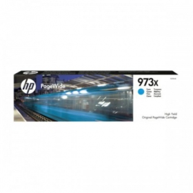 - HP No.973X (F6T81AE), blå blekkpatron for blekkskrivere, 7000 sider