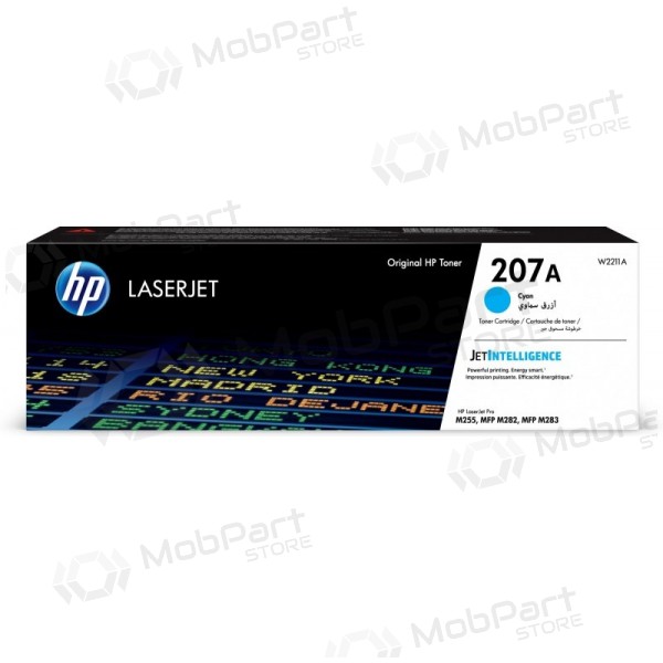 HP 207A (W2211A) Laserkassett, Cyan