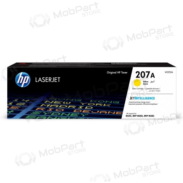 HP 207A (W2212A) laserkassett, gul
