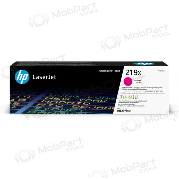 HP 219X (W2193X) laserkassett, purpur