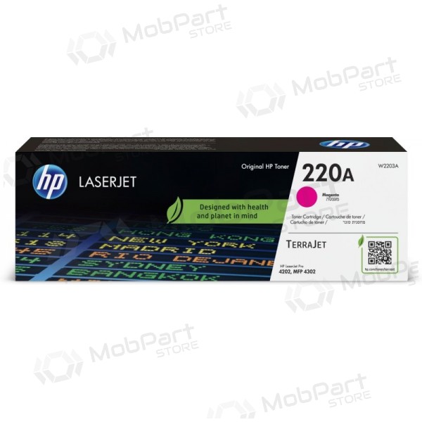 HP 220A (W2203A) Laserkassett, Magenta