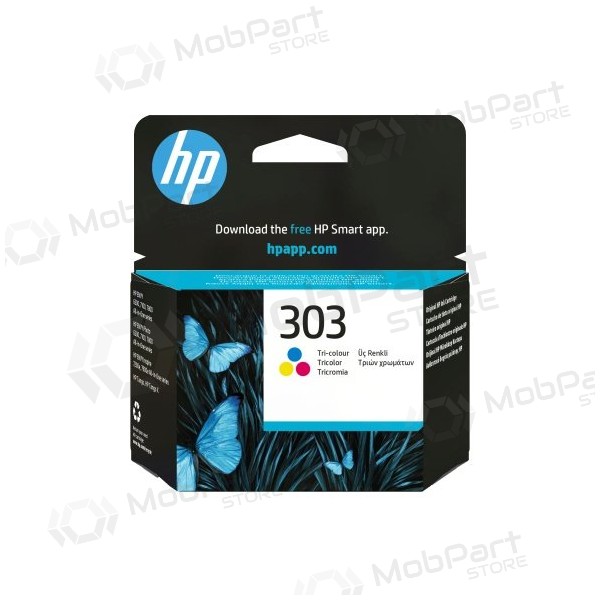 HP 303 trefarget (T6N01AE) blekkpatron, CMY