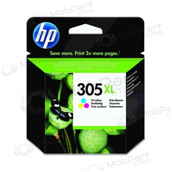 HP 305XL trefarget (3YM63AE) blekkpatron, CMY
