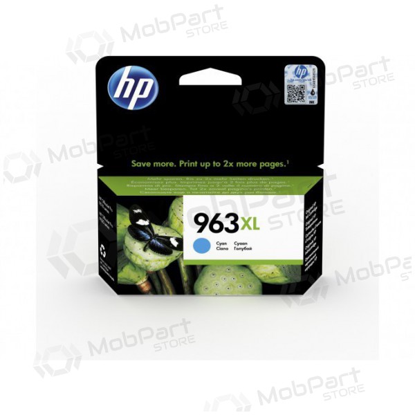 HP (3JA27AE, 963XL), asurblå patron for blekkskrivere, 1600 sider.
