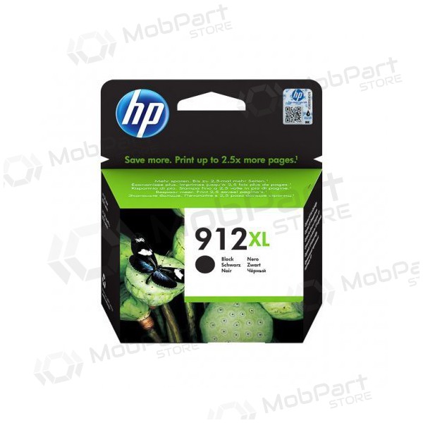 HP (3YL84AE, 912XL), svart blekkpatron for blekkskrivere, 825 sider.
