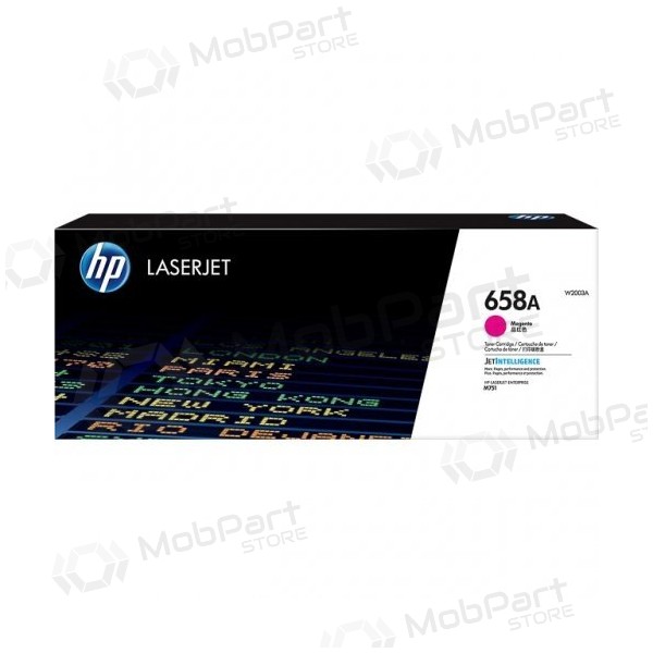 HP 658A (W2003A) laserkassett, magenta