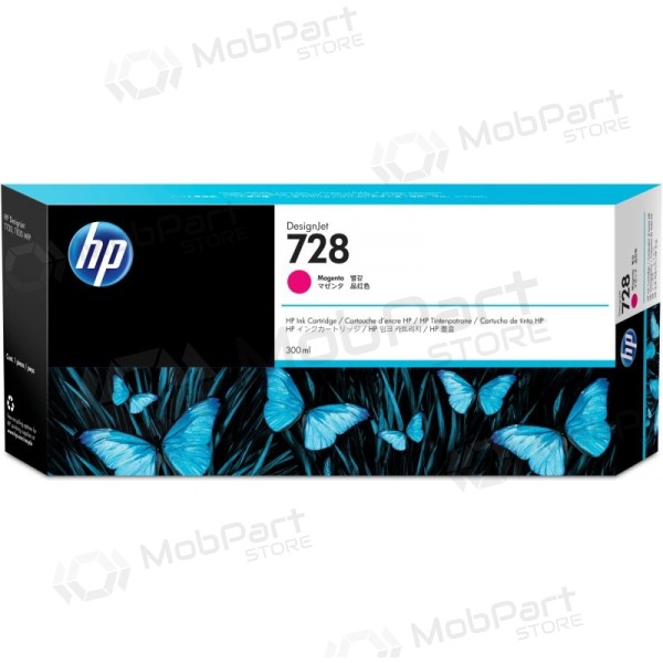 HP 728 (F9K16A) blekkpatron, magenta (SPEC)