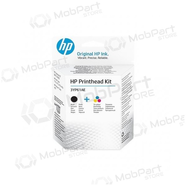 HP GT52 (3YP61AE) skrivehodesett, svart/trefarget