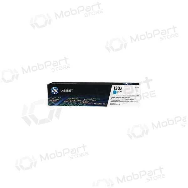 - HP No.130A (CF351A), cyan tonerkassett for laserskrivere, 1000 sider.