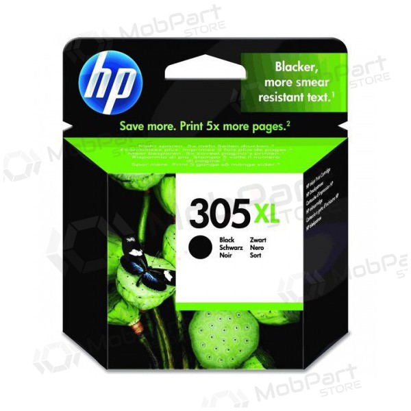 HP No.305 XL (3YM62AE), svart for blekkskrivere, 240 sider.
