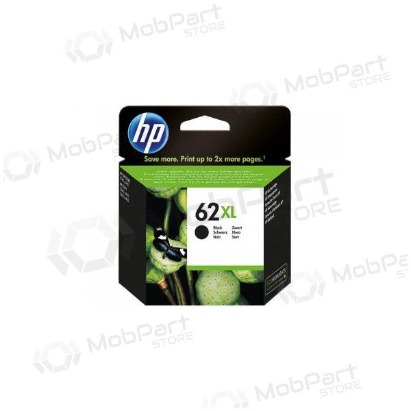 HP No.62XL (C2P05AE), svart patron for blekkskrivere, 600 sider.