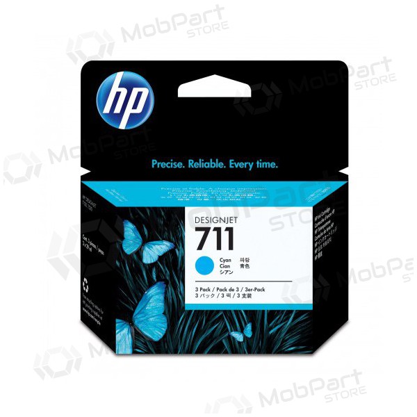 HP No.711 (CZ134A), cyan patron for blekkskrivere