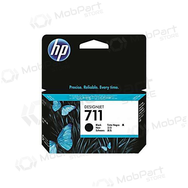 - HP No.711 LC (CZ129A), svart patron for blekkskrivere