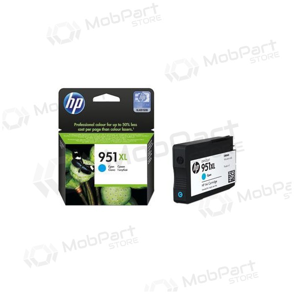 HP nr. 951 XL (CN046AE), cyan blekkpatron, 1500 sider