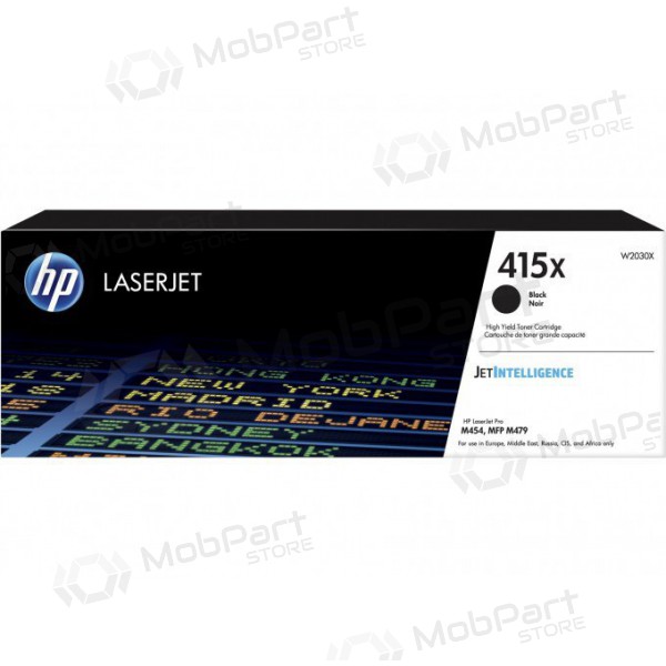 HP - (W2030X, 415X), svart kassett for laserskrivere