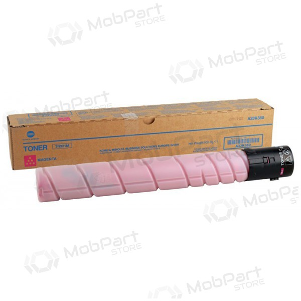 Konica-Minolta TN-321 (A33K350), magenta kassett for laserskrivere, 25000 sider