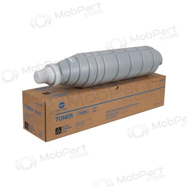 Konica Minolta TN622K (A5E7151) Lasertoner, Svart