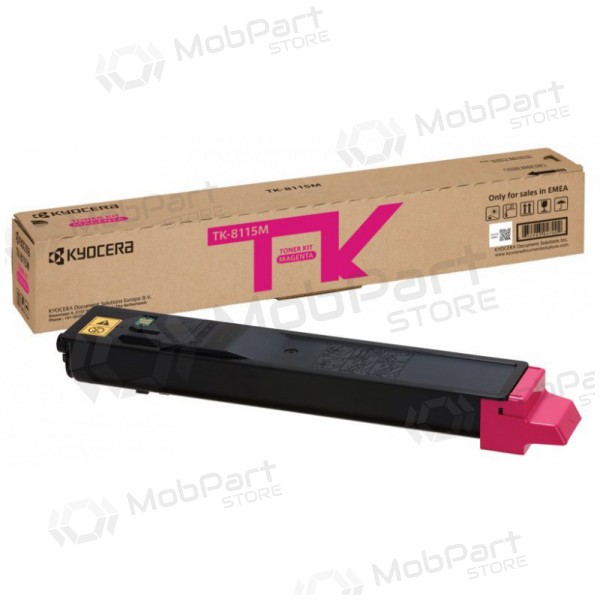 Kyocera (1T02P3BNL0, TK-8115M),  patron for laserskrivere, 6000 sider.
