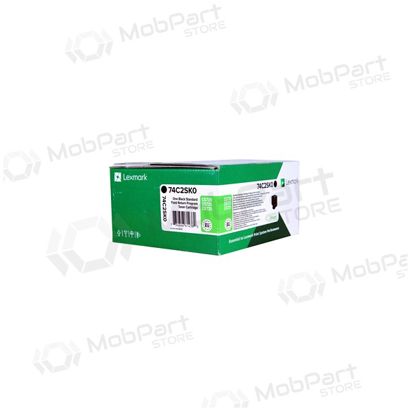Lexmark (74C2SKE/ 74C2SK0 ), svart patron for laserskrivere, 7000 sider.