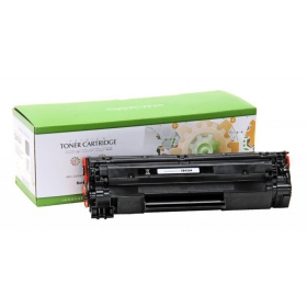 Uoriginal Static Control HP CB435A/ CB436A/ CE285A / Canon CRG 725 universell, svart kassett for laserskrivere, 1500 sider.