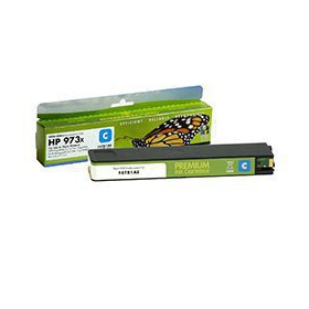 Uoriginal Static Control HP No.973X (F6T81AE) Ny chip, cyan kassett for blekkskrivere, 7000 sider
