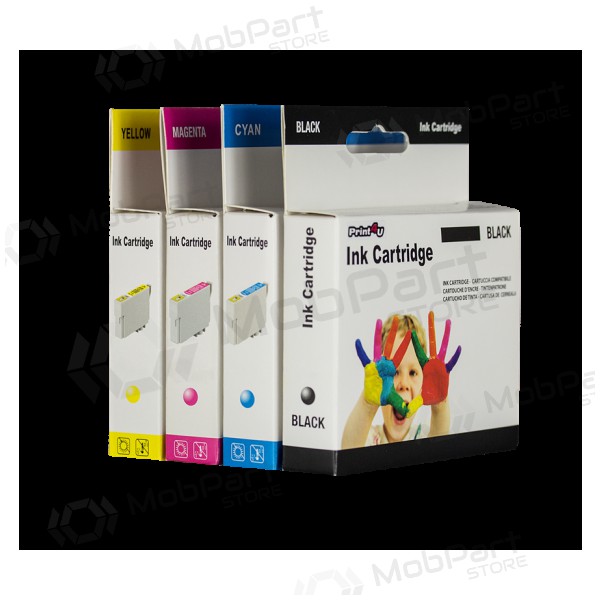 Uoriginal Print4U Epson T1303 (C13T130340), lilla blekkpatron for blekkskrivere, 10,1 ml