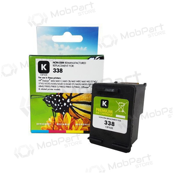 Uoriginal Static Control HP 338 (C8765EE), svart blekkpatron til blekkskrivere, 480 sider.