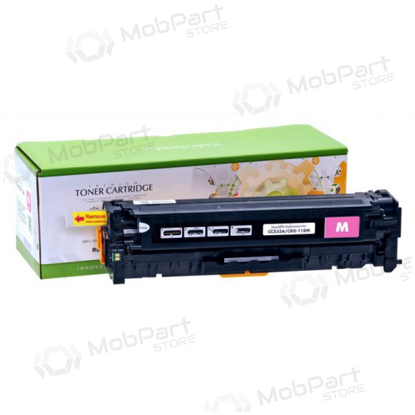 Uoriginal Static Control - HP CC533A IP Safe, lilla tonerpatron for laserskrivere, 2800 sider.