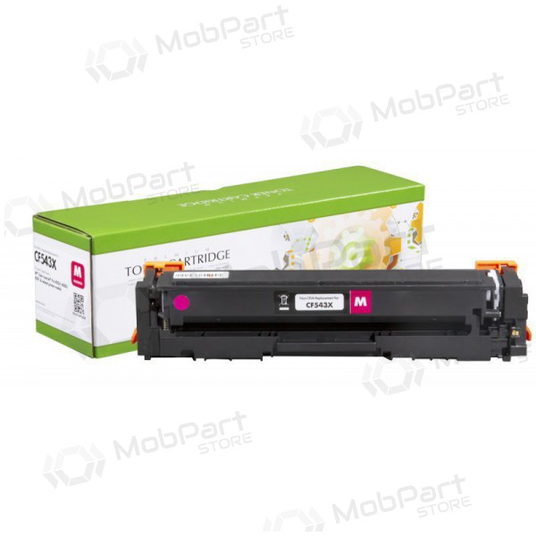 Uoriginal Static Control HP No.203X (CF543X)/Canon CRG-054HM Ny chip, magenta kassett for laserskrivere, 2500 sider.