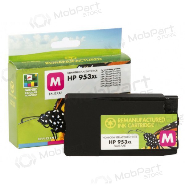Uoriginal Static Control HP No.953 XL (F6U17AE) Ny chip, lilla blekkpatron for blekkskrivere, 1600 sider.
