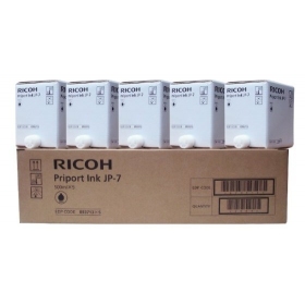 Ricoh JP-7 (817219) (5 stk. i eske) blekkpatron, svart