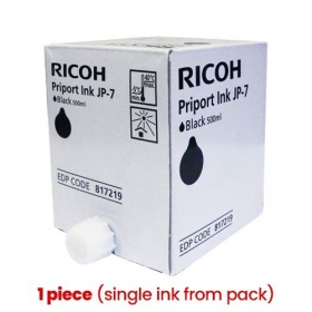 Ricoh JP-7 (817219) blekkpatron, svart (1 stk)