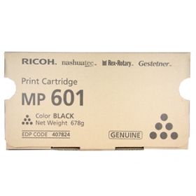 Ricoh MP601 (407824), svart patron for laserskrivere, 25000 sider.