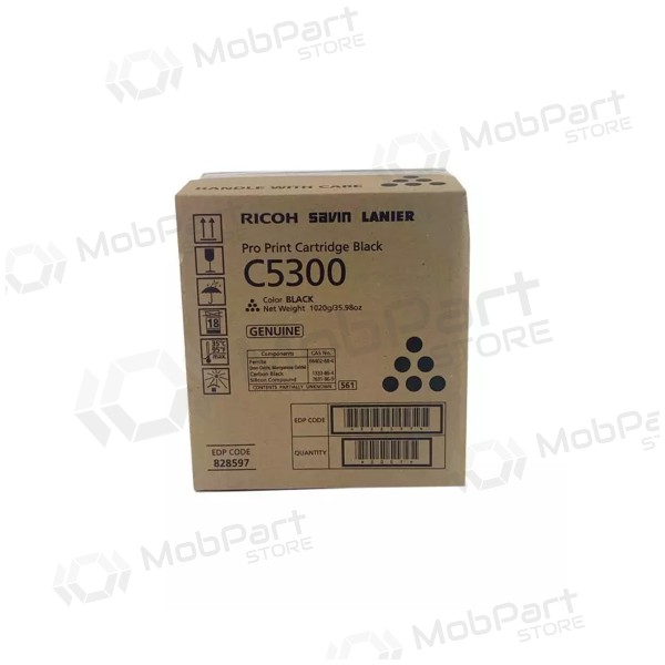 Ricoh C5300 (828601), svart patron for laserskrivere, 31000 sider.