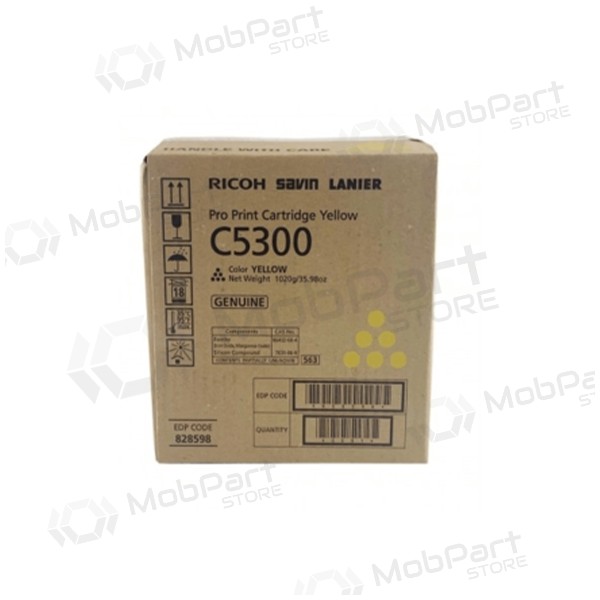 Ricoh C5300 (828602), gul patron for laserskrivere, 26000 sider.