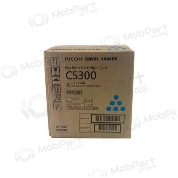 Ricoh C5300 (828604), blå kassett for laserskrivere, 26000 sider