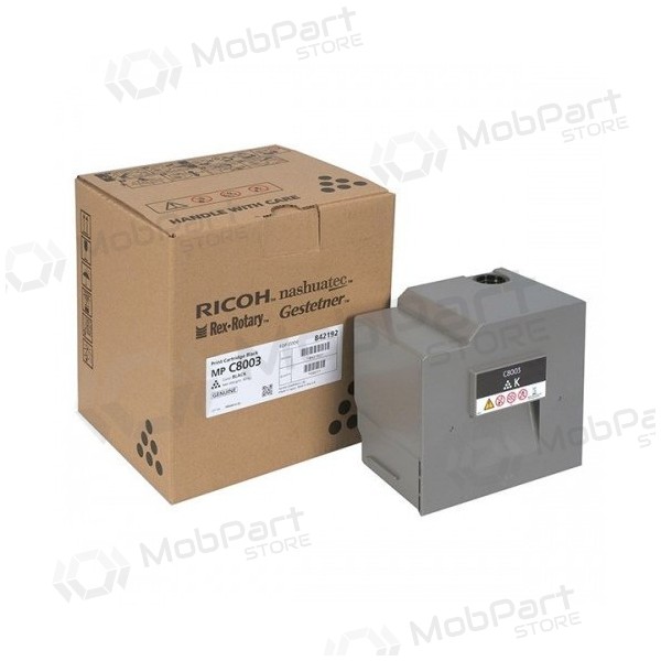 Ricoh MP C8003 (842192) lasertoner, svart (SPEC)