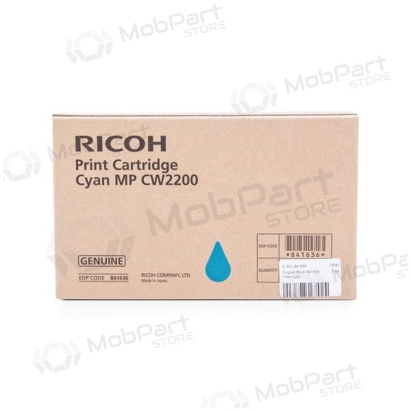 Ricoh MP CW2200 (841636) blekkpatron, cyan