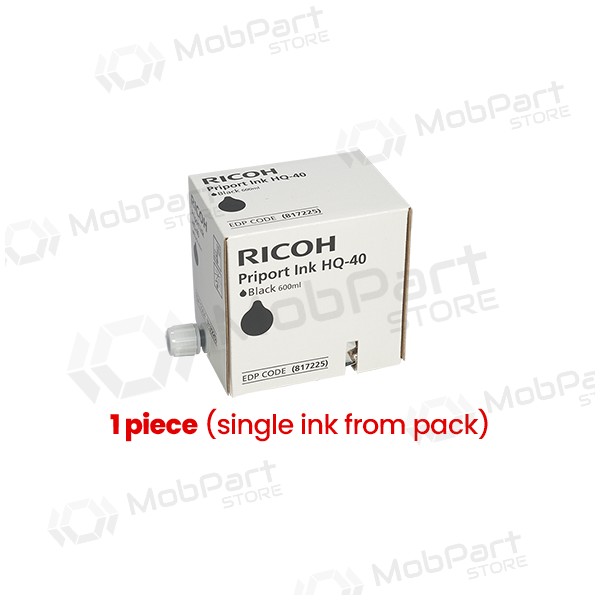 Ricoh Priport HQ-40 (817225) blekkpatron, svart (1 stk)