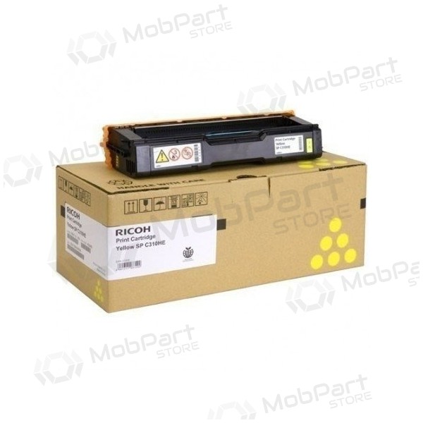 Ricoh SPC310HE (407635) laserkassett, gul