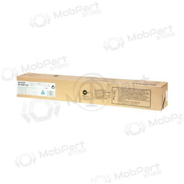 Sharp høy kapasitet (MX61GTCA), cyan tonerkassett for laserskrivere 24000 sider.