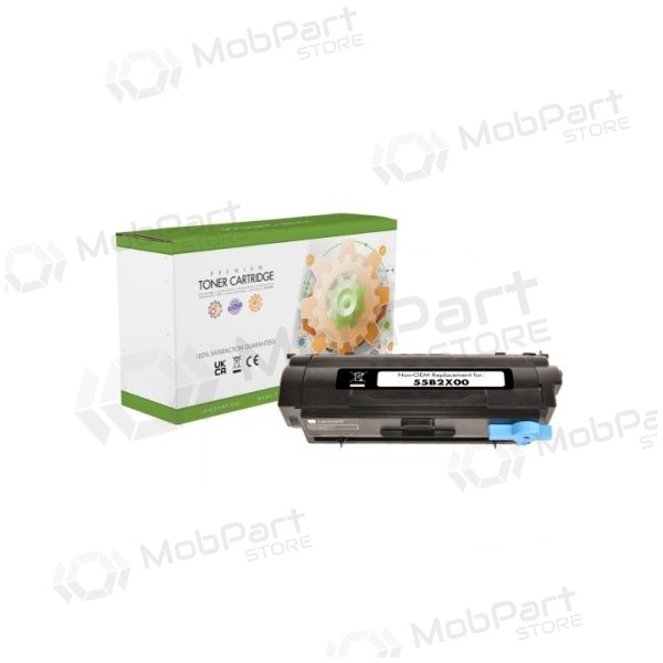 Static Control laserkassett svart, kompatibel med Lexmark 55B2X00