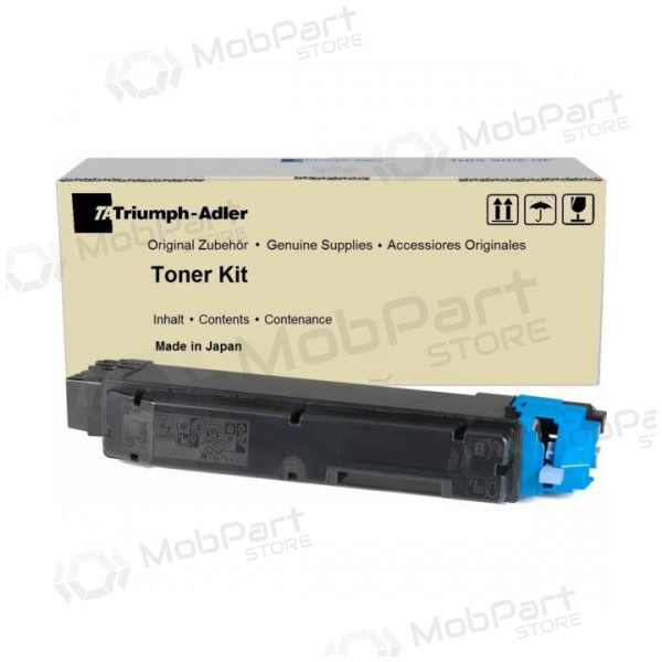 Triumph Adler Kit PK-5011C/ Utax PK5011C (1T02NRCTA0/1T02NRCUT0), asurblå patron for laserskrivere