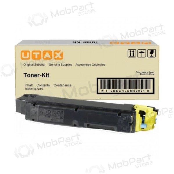 Triumph Adler Kit PK-5011Y/ Utax PK5011Y (1T02NRAUT0/ 1T02NRATA0), gul patron for laserskrivere